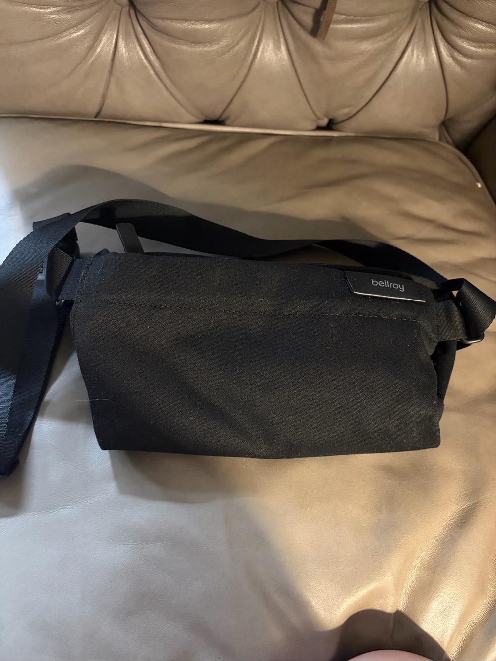 Bellroy Black Minimalist Belt Bag